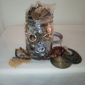 Women's Jewelry Mystery Bundle Jar Measurements 5 Inches In Length